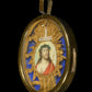 RELIQUAIRE, RELIQUE DE LA VRAIE CROIX ET PEINTURE DE JESUS CHRIST - RELICS