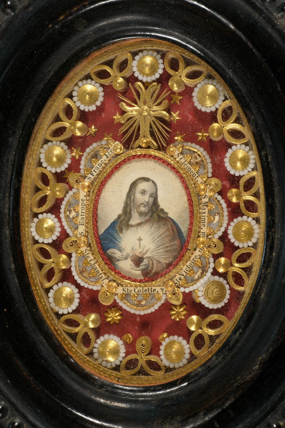 RELIQUAIRE, RELIQUES DE 7 SAINTS - RELICS