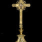 RELIQUARY CROSS OF THE TRUE CROSS, BRONZE AND SILVER - RELICS