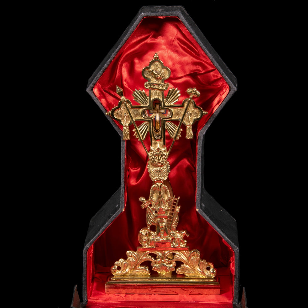 RELIQUARY OF THE HOLY CROSS 3 RELICS reliquary-of-the-holy-cross-3-relics
