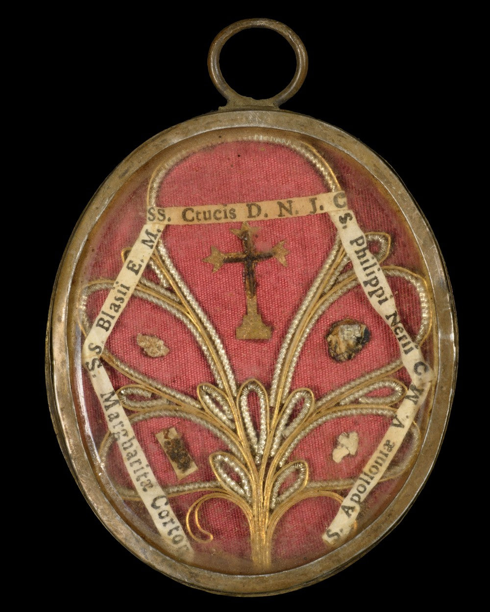 RELIQUARY, RELIC OF THE TRUE CROSS AND 4 SAINTS | RELICS