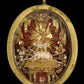 RELIQUARY, RELIC OF THE TRUE CROSS AND BOOK OF REVELATION - RELICS