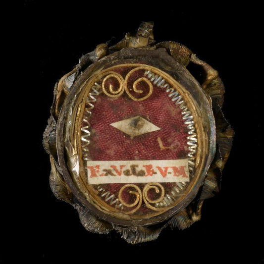 RELIQUARY, RELIC OF THE VEIL OF THE VIRGIN MARY - RELICS