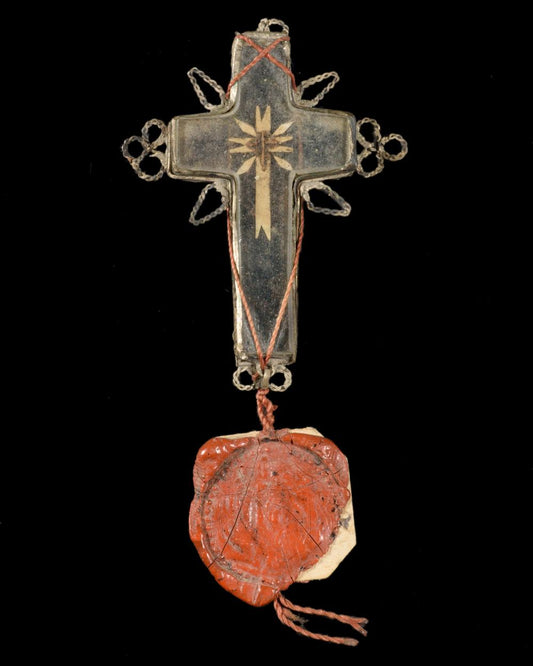 ROCK CRYSTAL RELIQUARY OF THE TRUE CROSS - RELICS