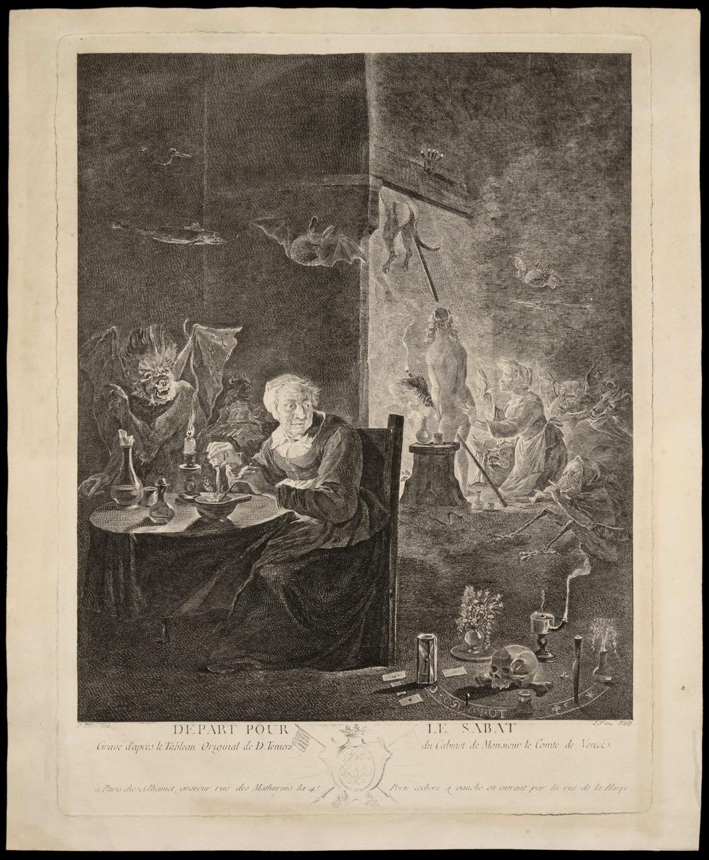 SABBAT DES SORCIÈRES, PAIRE DE GRAVURES, 1755 - RELICS