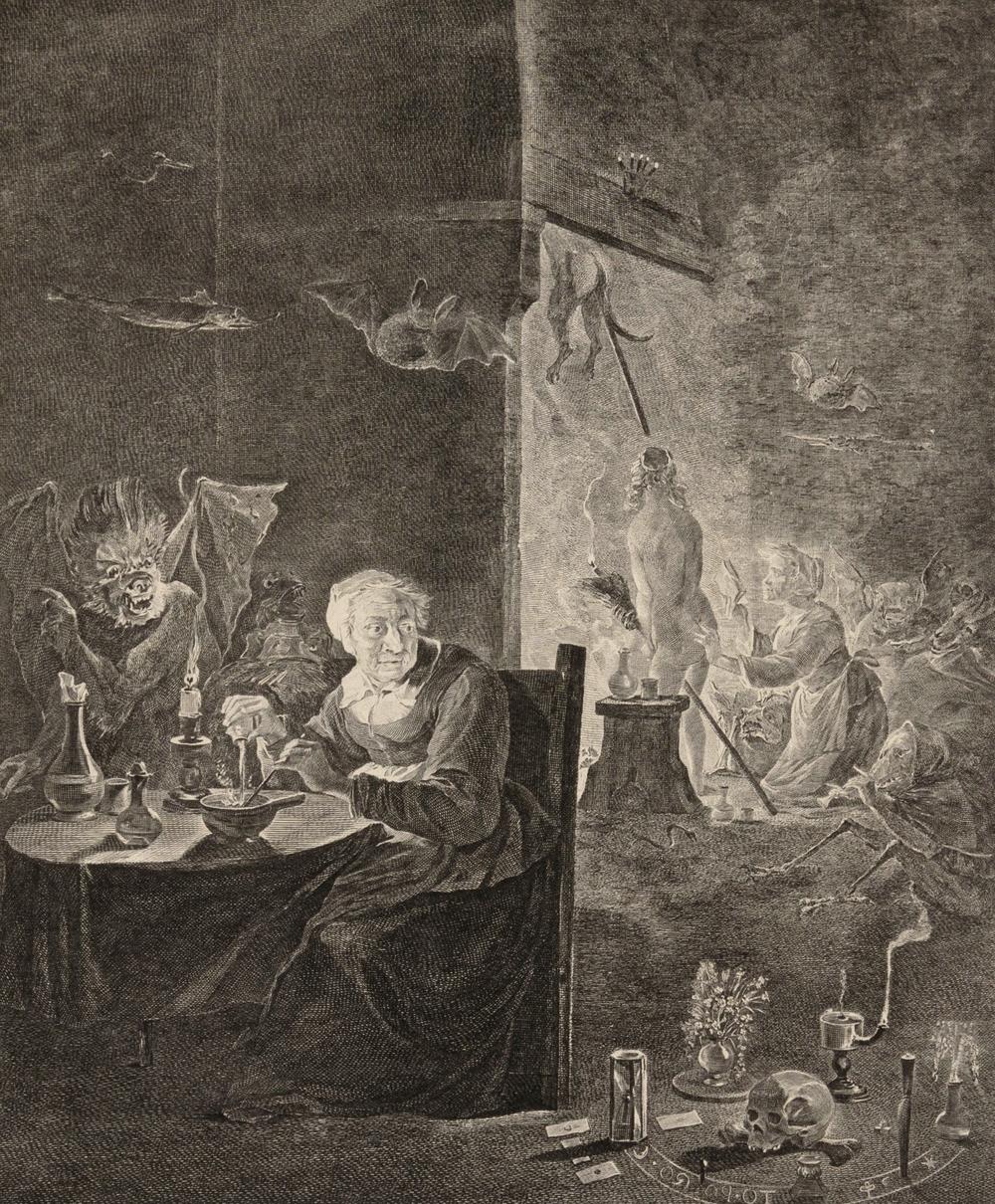 SABBAT DES SORCIÈRES, PAIRE DE GRAVURES, 1755 - RELICS