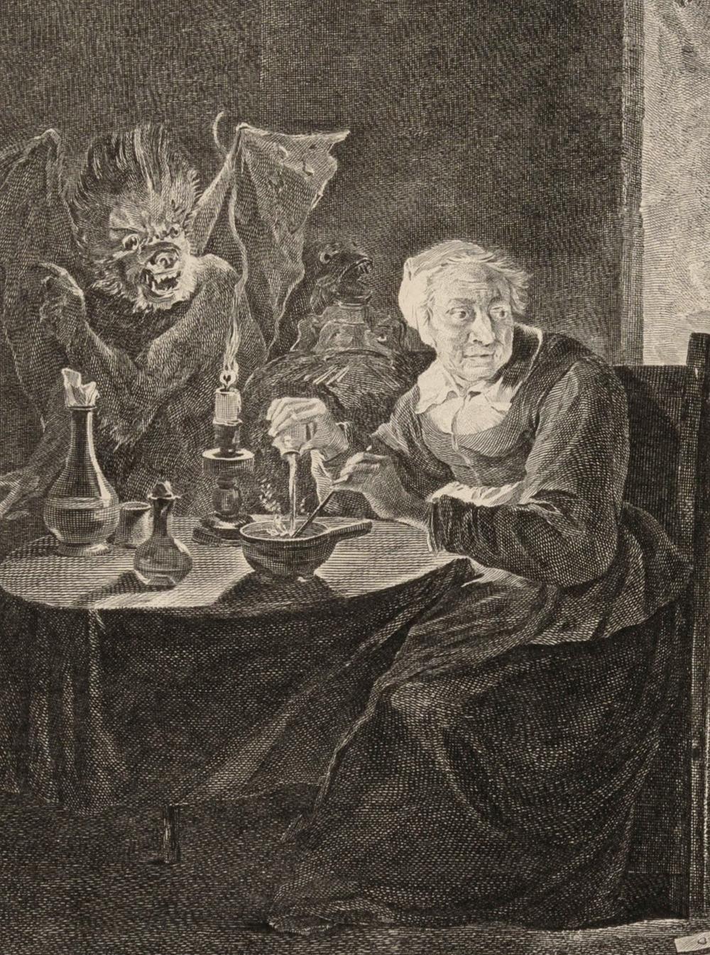 SABBAT DES SORCIÈRES, PAIRE DE GRAVURES, 1755 - RELICS