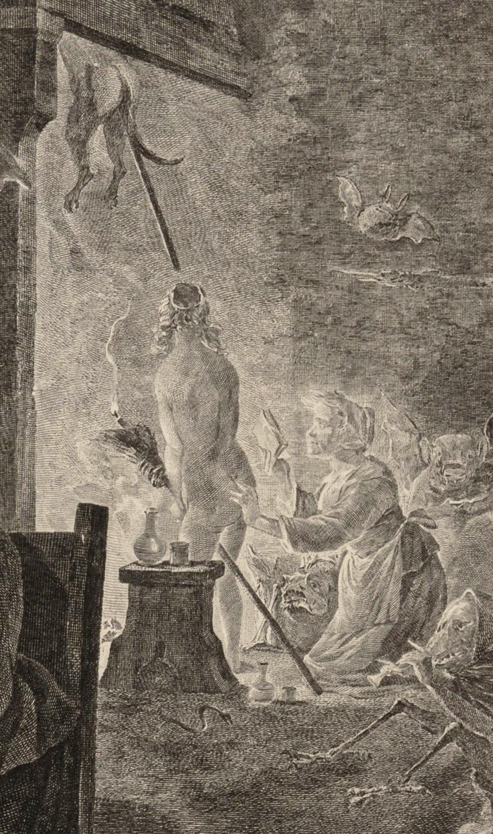 SABBAT DES SORCIÈRES, PAIRE DE GRAVURES, 1755 - RELICS