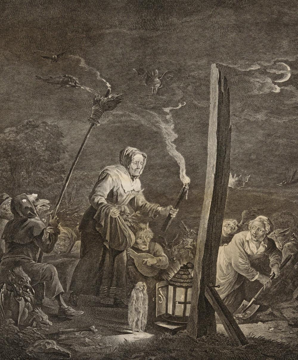 SABBAT DES SORCIÈRES, PAIRE DE GRAVURES, 1755 - RELICS