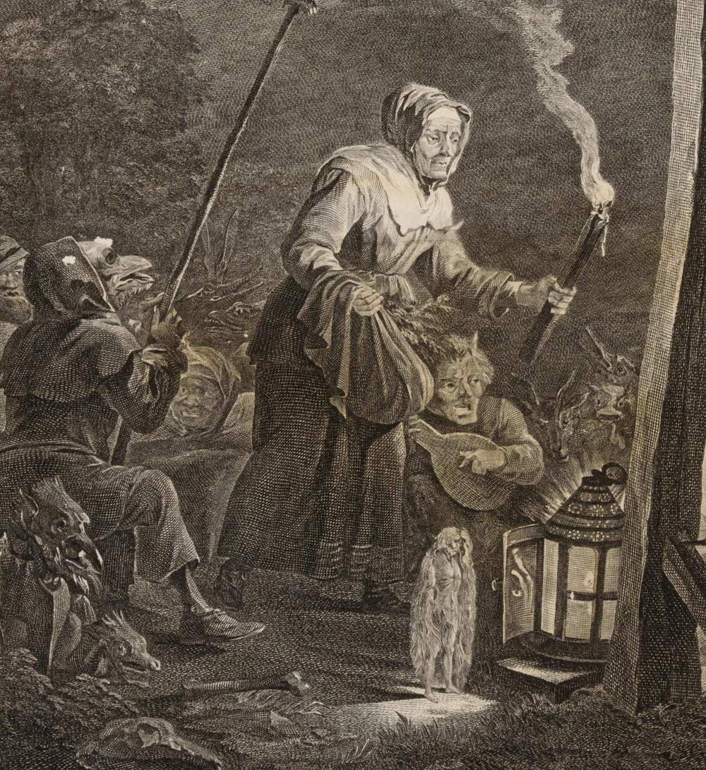 SABBAT DES SORCIÈRES, PAIRE DE GRAVURES, 1755 - RELICS