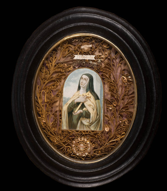 SAINT THERESA OF AVILA RELIQUARY AND 2 RELICS - RELICS