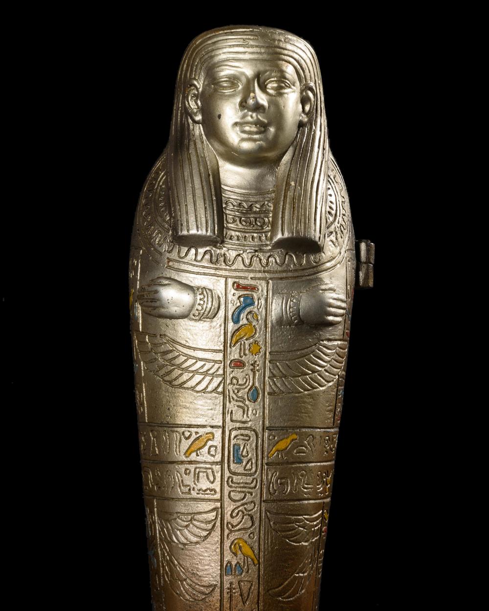 SARCOPHAGE ÉROTIQUE ART DÉCO EN BRONZE – BERGMANN - RELICS