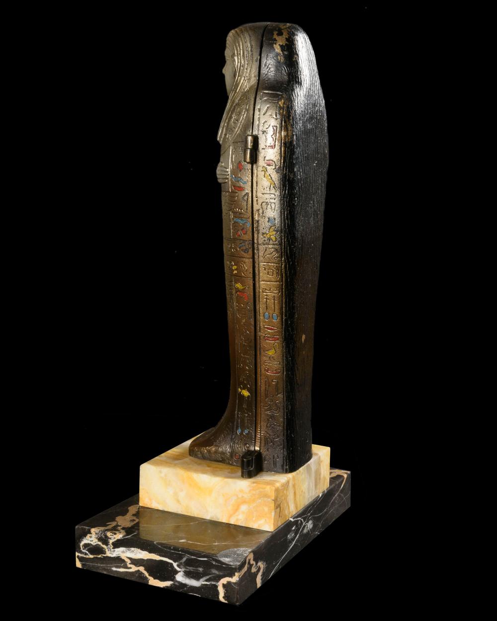 SARCOPHAGE ÉROTIQUE ART DÉCO EN BRONZE – BERGMANN - RELICS