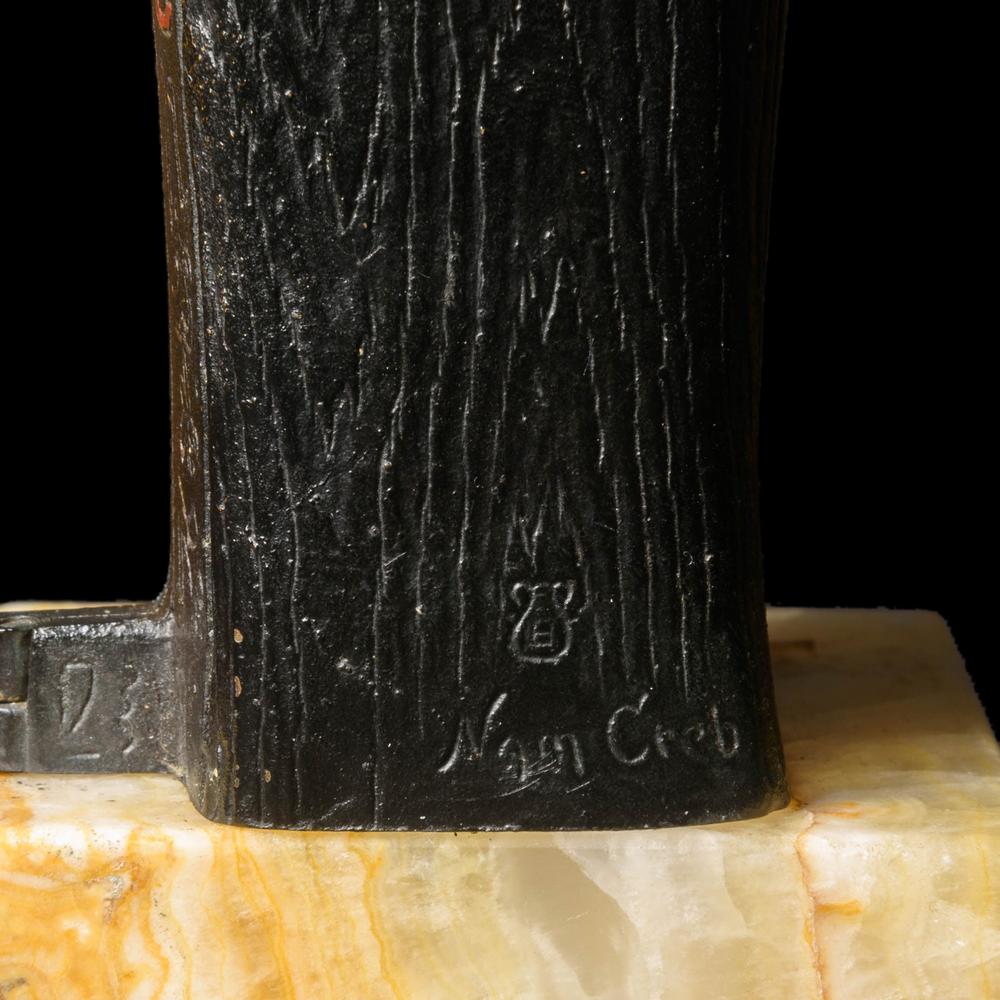 SARCOPHAGE ÉROTIQUE ART DÉCO EN BRONZE – BERGMANN - RELICS