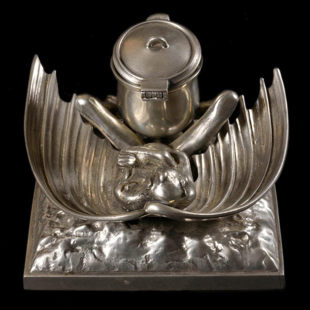 SCULPTURE : LE DIABLE ENDORMI ET LE DAMNÉ – XIXᵉ SIÈCLE - RELICS