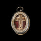 SILVER RELIQUARY CONTAINING A RELIC OF THE TRUE CROSS - RELICS