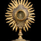 TRUE CROSS RELIQUARY IN GILDED WOOD - RELICS