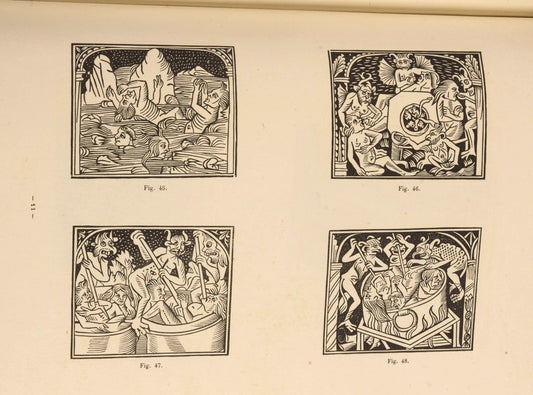 WOOD ENGRAVINGS FROM 15TH CENTURY FRENCH BOOKS - RELICS