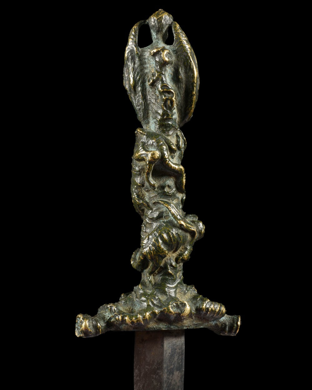 Dark Ritual Dagger RITUAL DAGGER WITH DEVIL FIGURE | RELICS
