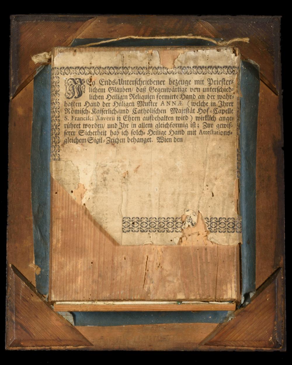 main de sainte anne - RELICS