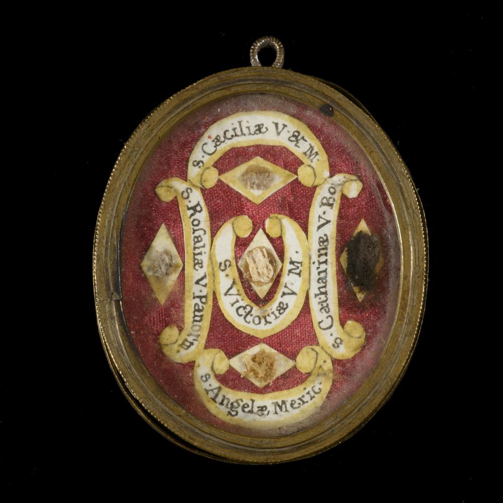 reliquaire S.VITTORIA V.M + 4 SANTI - RELICS