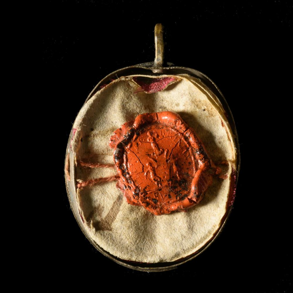 relique sainte vierge + 3 saints - RELICS